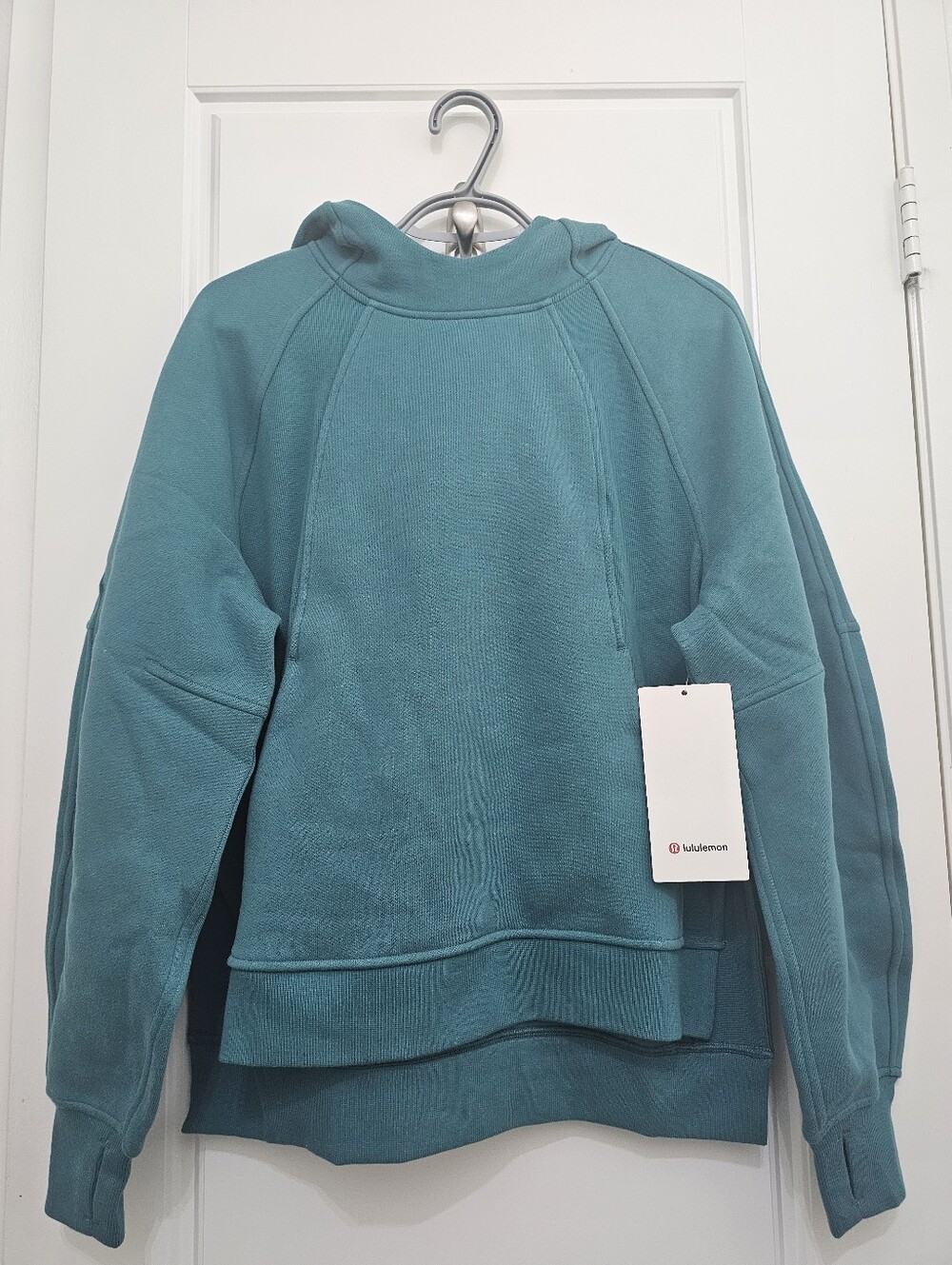 lululemon athletica Oversuzed Teal Side- Slit Hoodie Women's Size Xs/S